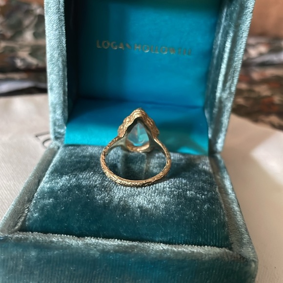 ❗️SOLD❗️Logan Hollowell PREMIUM Queen Water Drop Moonstone Full Pavé Diamond YG - Picture 9 of 17